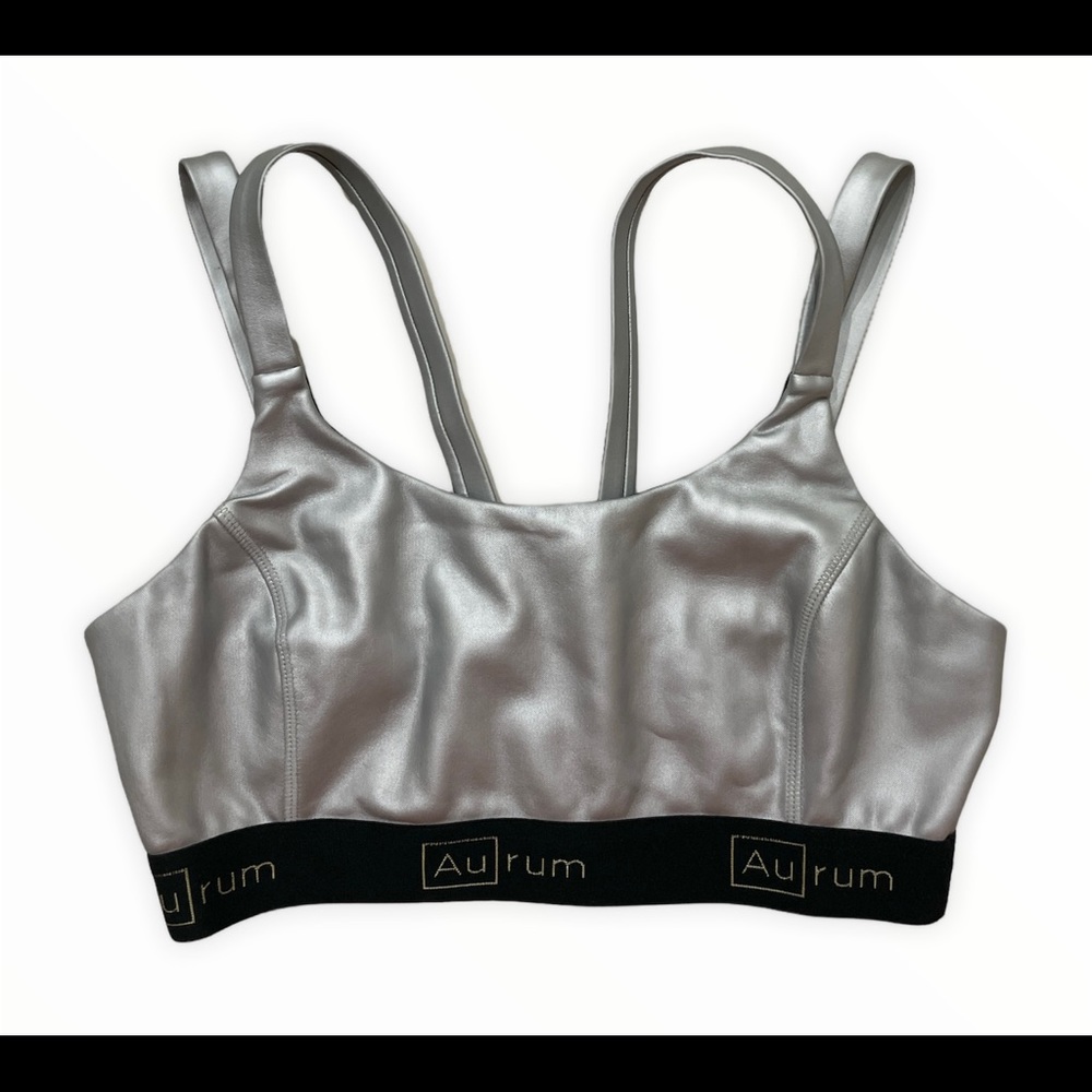 Aurum Silver Sports Bra Size XS